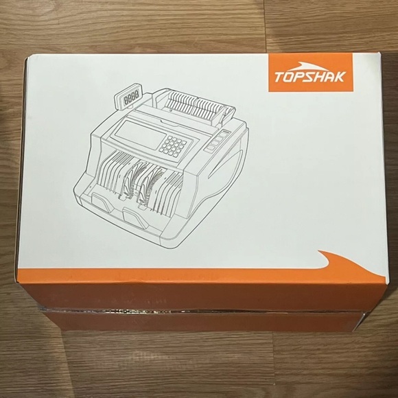 TOPSHAK Money Counter Counting Machine for Bank Bill Counter BRAND NEW SEALED!! - Picture 3 of 4